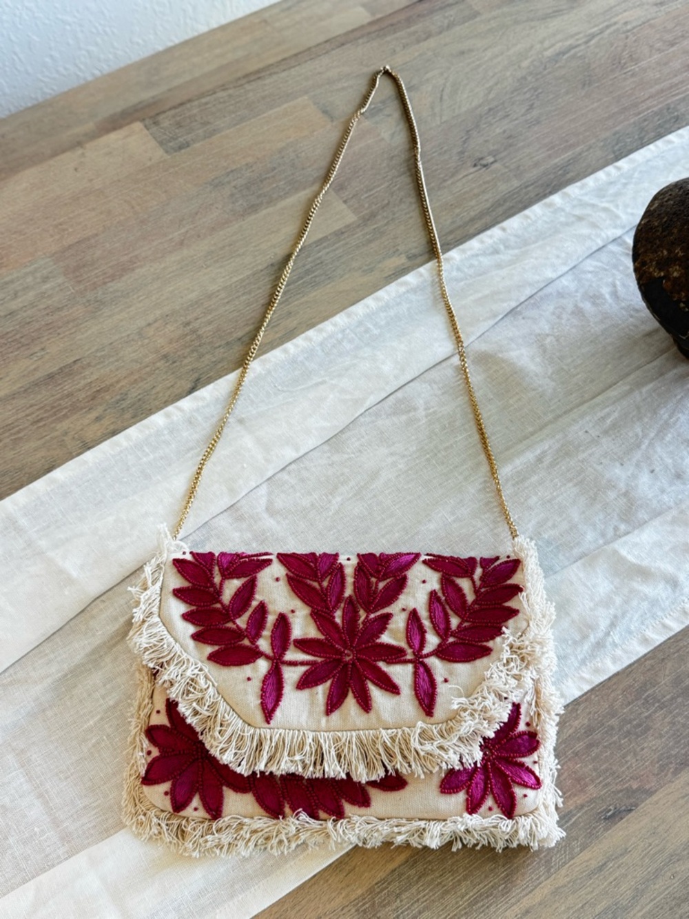 Anton Kraft Fuchsia Crossbody/Clutch - Picture 3 of 4